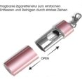 thumbnail image 3 of 3 X Cigarette Pocket Ashtrays, Odor-proof Pocket Ashtrays Travel Ashtray - Ashtray For On The Go - Ashtray To Go (black + Pink + Champagne Gold) (75%o, 3 of 5