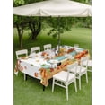 thumbnail image 3 of Outdoor Tablecloth with Umbrella Hole and Zipper, Thanksgiving Rectangle Table Cloth 52x70 Inch Waterproof Tablecloth, Farmhouse Fall Truck Maple Leaf Pumpkin Picnic Table Cover for Patio Camping, 3 of 7