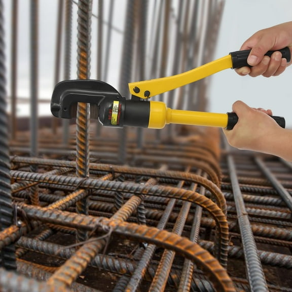 13 Ton Hydraulic Steel Cutter Rebar Cutter 4mm-22mm Hydraulic Bolt Cutter Kit Yellow Black for Construction