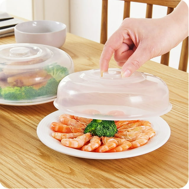 Microwave Cover Transparency PP Material Food Protection Grab Design Safe Healthy Microwave Splatter Cover