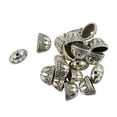 thumbnail image 4 of Granos de Peltre de Plata Granos Focales de Flores Elaboración de Joyas 20 Piezas, 4 of 9
