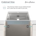 thumbnail image 2 of Ravi Single Basin 30 x 22 Topmount Kitchen Workstation Sink, 2 of 7