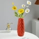thumbnail image 5 of Jarrón Decorativo Naranja, Florero de Plástico Imitación Esmaltado para Decoración del Hogar, 5 of 6