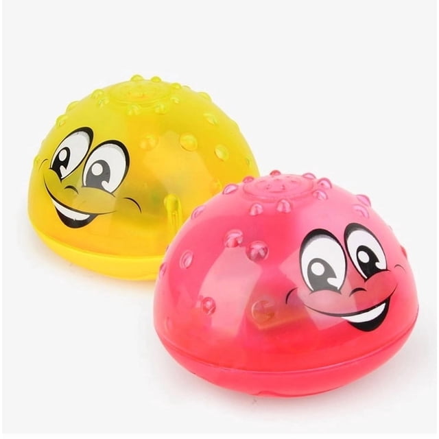 2 pack baby bath water toy for Kids Ages 1-3,Bath Toy Sprinkler Light up Bath Toys for Babies 6-12 Months, Newborn Baby Birthday Gifts 1 Year Old Boy Toys
