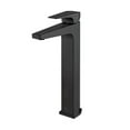 thumbnail image 3 of Voltaire Single Hole, Single-Handle, High Arc Bathroom Faucet in Matte Black, 3 of 12