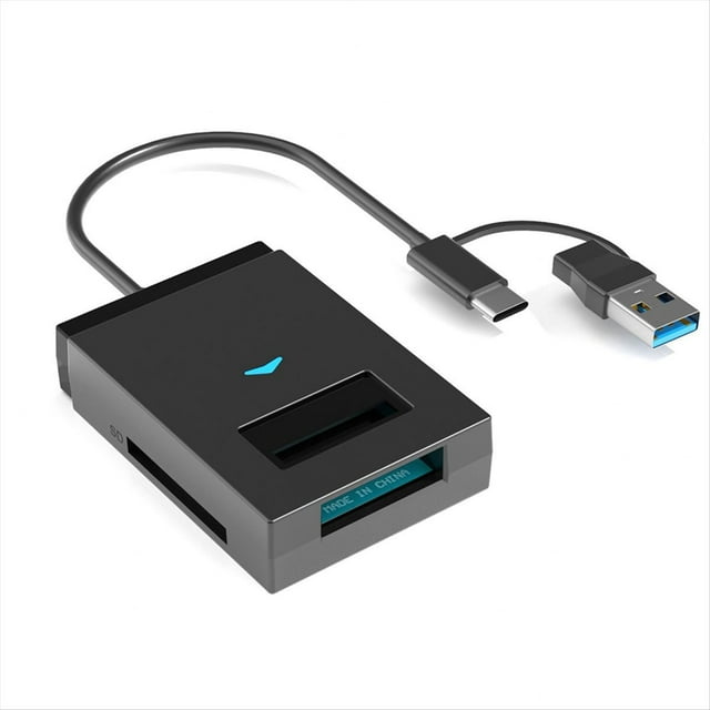 Carcasa SSD M.2 NVMe de 10 Gbps, Tipo C, USB 3.1 A SSD, Compatible con Lector de Tarjetas SD/TF e Inserción Directa.