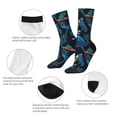 thumbnail image 4 of Fotbe Dinosaur Calcetas Largas con Estampado para Hombre y Mujer – Calcetas de Compresión Transpirables y Elásticas, Viajar y Uso Diario Talla 5-11, 4 of 6
