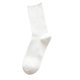 thumbnail image 1 of Calcetines apilables de doble aguja para otoño e invierno, calcetines de mujer de media caña, calcetines de algodón de color liso, calcetines blancos de moda que combinan con todo, 1 of 6