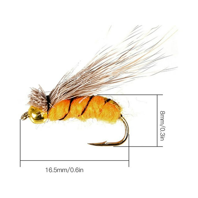 Kit de Señuelos de pesca con Mosca ANGGREK 40 piezas A6