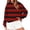 Red, variant on Bovemsi Sweatshirt for Women Women's Hooded Striped Retro Printed Fashionable Sportswear Long Sleeved Pullover Top Comfort Hoodie