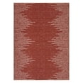 thumbnail image 4 of GlowSol 8' x 10' Large Washable Rug Geometric Striped Area Rug Soft Non Slip Low Pile Stain Resistant Carpet for Living Room Bedroom, Red, 4 of 7