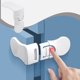thumbnail image 1 of Cerraduras a prueba de bebés para cajones y puertas de refrigerador | Pestillos de seguridad ajustables para niños que evitan que se abran y se pellizquen | Seguridad para el hogar fácil de instalar, 1 of 7