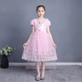 thumbnail image 4 of HAWEE Grisl Elsa Princess Dress Queen Costume Cosplay Dress Up with Accessories(Not Include Cape), 4 of 7