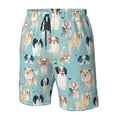 thumbnail image 4 of Fotbe Colorful Dog Trajes de Baño Estampados para Hombre, Shorts de Verano de Secado Rápido, Ropa de Playa, Bañadores-3X-Large, 4 of 6