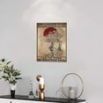 thumbnail image 2 of Japanese Samurai Wall Art Cherry Blossom Positive Motivational Pictures Wall Decor Vintage Warrior Canvas Print Artwork Home Decorations Framed Ready to Hang for Living Room Office Gym 12"x16", 2 of 6