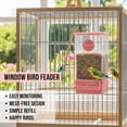 thumbnail image 2 of Bird Feeder Automatic Seed Dispenser Anti-Splash Food Bowl for Budgie Cockatiel Parrot, 2 of 10