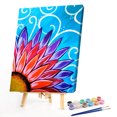 thumbnail image 1 of Cuadros Decorativos Pintura al óleo por números flor Color dibujo DIY pared arte pintado a mano (L139) Likrtyny embutido en tela, 1 of 9