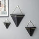 thumbnail image 3 of Maceta De Pared De Cerámica Nórdica Triangular Mini Maceta Suculenta Maceta Colgante Decoración De Pared Moderna 2 Uds seitruly HA044448-04, 3 of 6