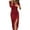 Red, variant on New Years Eve Dresses For Women Temperament One Neck Slit Pencil Hot Wedding Dress