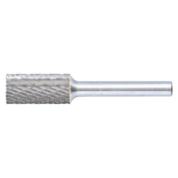 Pferd Carbide Tree/Radius Shaped Bur Bit, 1/2"Dia. x 1"L Cut, 1/4" Shank, Alt. Diamond