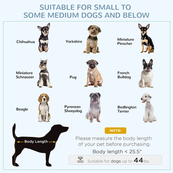 Dog Bed PawHut 36" Heavy Duty Dog Crate Metal Cage Kennel with Lockable Wheels, Double Door and Removable Tray, Gray,Large Dog Bed