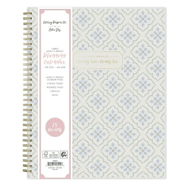 Ivory Paper Co for Blue Sky Monthly Weekly Large (8.5" x 11") Cream Tile 15-Month (April 2025 - June 2026)