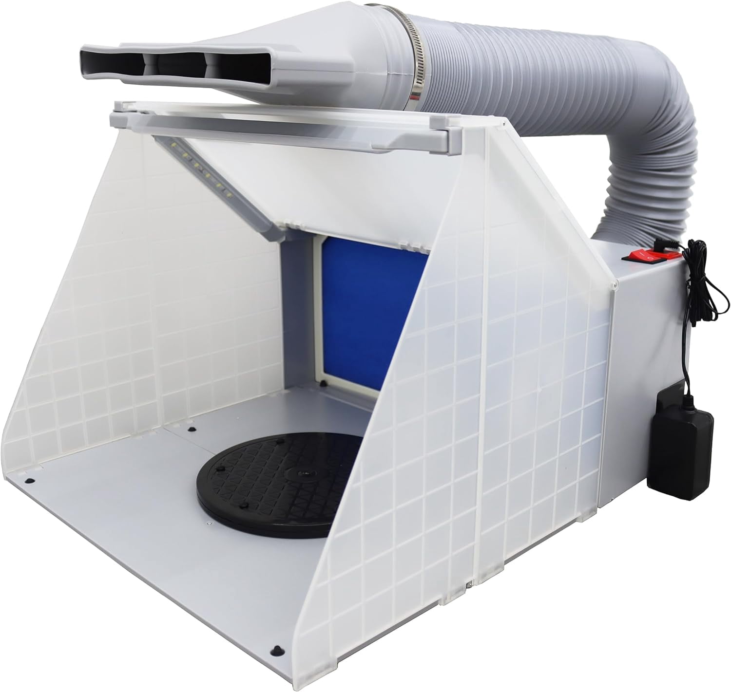 PreAsion Portable Airbrush Paint Spray Booth Kit Portable Spray Paint Booth Kit Portable Paint Professional 110V