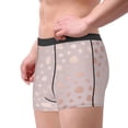 thumbnail image 3 of Bingfone Rose Gold Abstract Spots 1 Men's Underwear - Casual Stretch Boxer Briefs-Large, 3 of 7