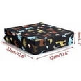 thumbnail image 2 of Silla de comedor infantil extraíble y lavable con asiento elevado (negro), 2 of 5