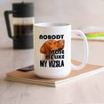 thumbnail image 2 of Vizsla Tea Cup Gifts For Family / Friends, Nobody Nose Me Like My Vizsla White Ceramic Mug, Funny Vizsla Decorative Teacup, Vizsla Travel Coffee Mug 15 Oz., 2 of 7