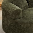 thumbnail image 6 of Curved Loveseat, Small Chenille Sofa with 3 Pillows, Deep Seat Couch for Apartment, Living Room, No Assembly Needed, 6 of 9