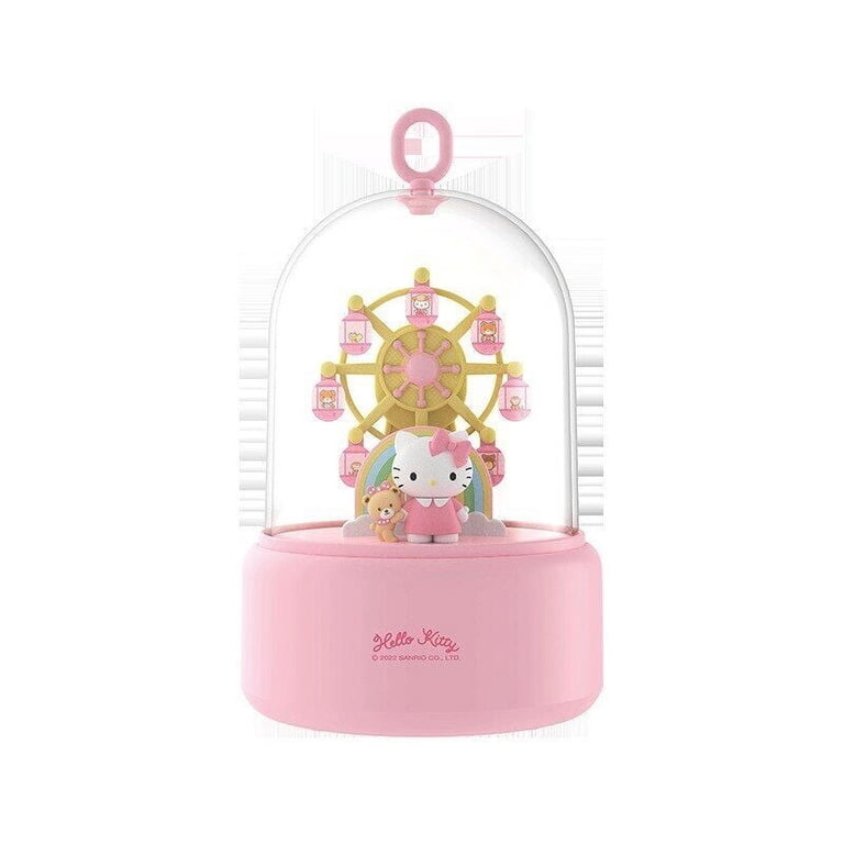 Anime Kuromi Cinnamoroll Moon Shaped Kawaii Night Light, Bedside