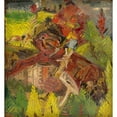 thumbnail image 2 of Arnold Peter Weisz-Kubínčan 15x16 Black Ornate Wood Framed Double Matted Museum Art Print Titled - Lumberjack (1940-1944), 2 of 5