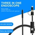 thumbnail image 3 of 3 In 1 Endoscope IP67 Waterproof 8mm Probe 1m Long-Line Mini Endoscope Inspection Camera For Android Phone Tablet PC Laptop, 3 of 9