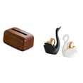 thumbnail image 1 of Porta Pañuelos Rectangular Multifuncional Con Figuras De Cisne, Adorno De Mesa, Artesanías Para Cocina, Accesorios De Coche, Estantería, Decoración De Entrada., 1 of 8