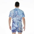 thumbnail image 2 of Blue Marble Short Sleeve Men'S Rompers Casual Summer Jumpsuits Outfit, 2 of 4