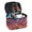 Butterfly and Floral Pattern, variant on HELLHERO Large Cosmetic Bag with Brush Slots Cosmetic Travel Bag Door Room Essentials Travel Organizer Space-Efficient Gold Black Palette