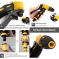 thumbnail image 5 of absuyy Garden Water Hose Nozzle Sprayer - High Pressure Heavy Duty Hand Sprayer Car Washing Metal Spray Gun for Outdoor Gardening,Pets Shower,Patio Cleaning, 5 of 7