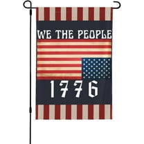 Upside Down We The People 1776 Flags, We The People 1776 Garden Flags Personalized Garden Flags 12x18 Double Sided Garden Flags For All Season