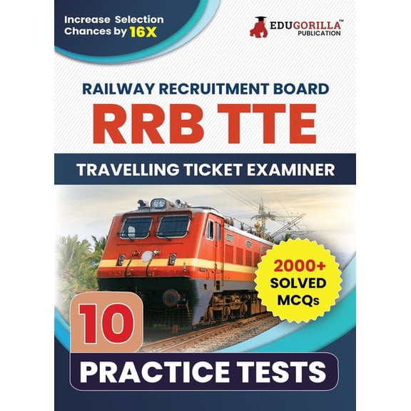Rrb Tte: Travelling Ticket Examiner Recruitment Exam Book 2023 (English Edition) Railway Recruitment Board 10 Practice T, (Paperback)