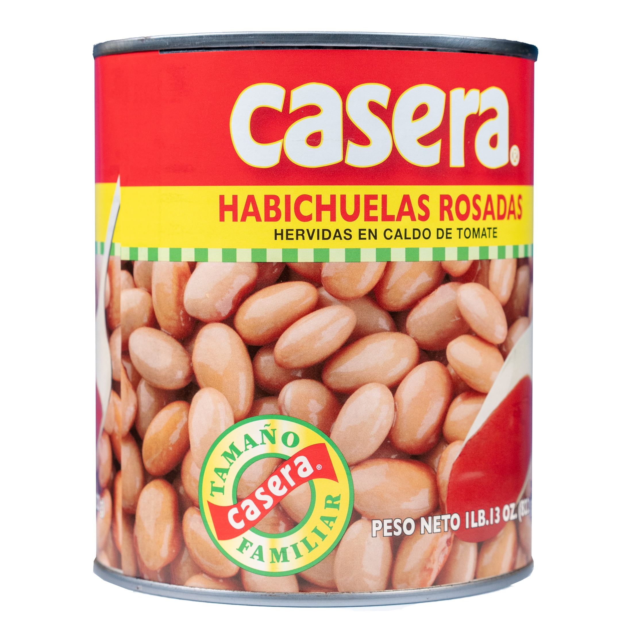Casera Pink Beans In Tomato Broth, 29 Oz Canned Habichuelas