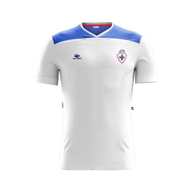 Jersey Para Hombre Azul Sport De Entrenamiento Blanca Talla M