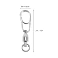 thumbnail image 2 of Shisuyan Fishing Parts Stainless Steel 30Pcs 1.6x0.4In, 2 of 9