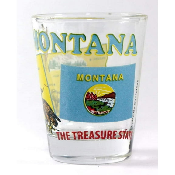 Montana The Treasure State All-American Collection Shot Glass