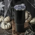thumbnail image 2 of Halloween Tumbler with Lid and Straw 40oz,5D Black Gothic Bats Vacuum Insulated Leak Proof Tumbler,Goth Cute Spooky Gift Women Girls,Fall Thanksgiving Accessories Stainless Steel Coffee Cup, 2 of 6