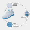thumbnail image 3 of AiEles Women's Air Cushion Running Shoes Breathable Tennis Fashion Sneakers Non Slip Workout Casual Sport Shoes Gym Training Comfortable Walking Shoes, 3 of 6