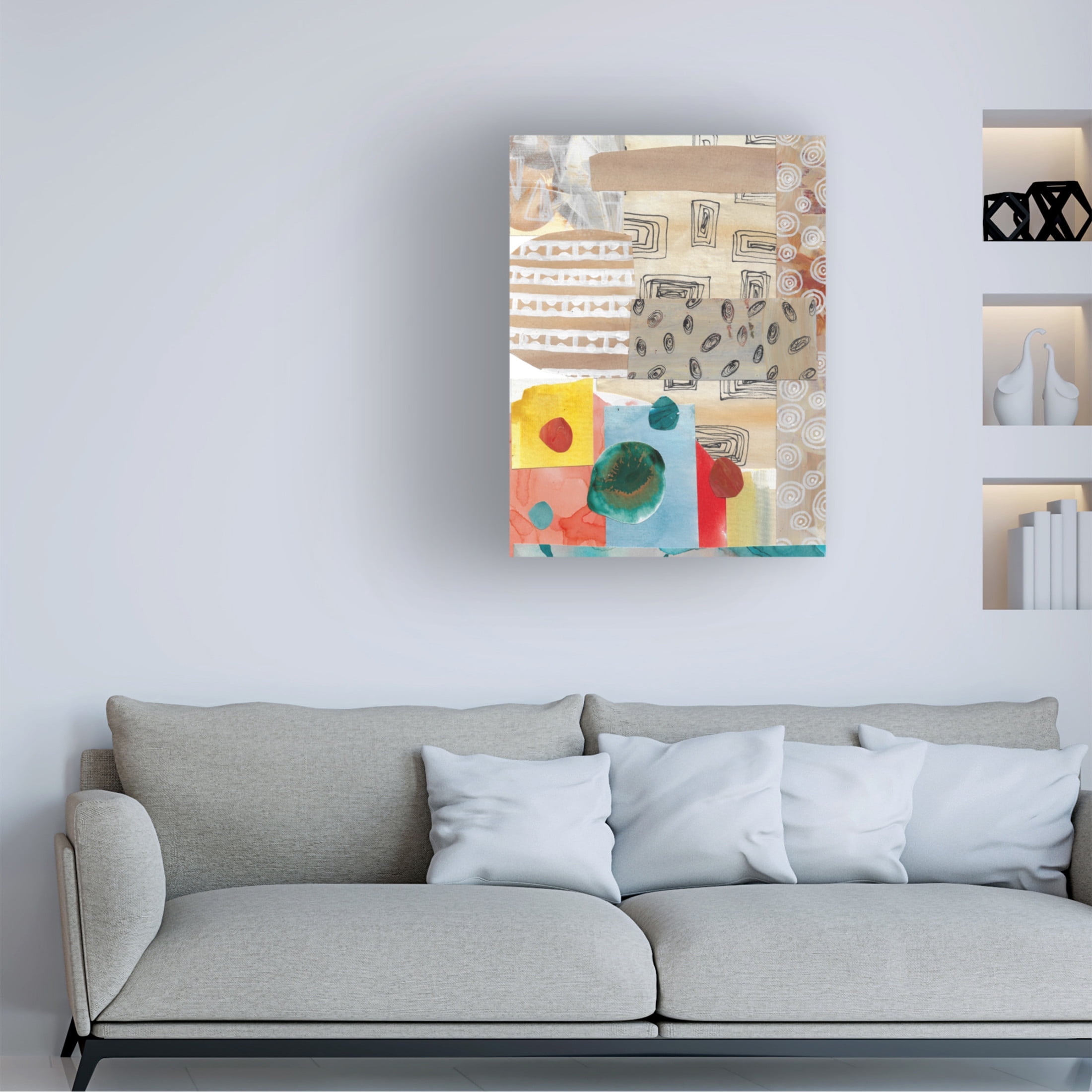 Canvas Wall Art - Maliq 'And Then You Came Along' Wall Art for Living Room, Bedroom, or Office Décor by Trademark Fine Art - 24 x 32 Inches