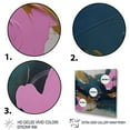 thumbnail image 3 of DESIGN ART Designart "Brushstroke Abstract Painting Ii" Abstract  Canvas Art Print 16 in. wide x 16 in. high, 3 of 5