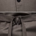 thumbnail image 6 of RYDCOT Mens Slim Fit Suit Vests V-Neck Casual Vest Dress for Men formal Business Tuxedo Wedding Vests Men's Waistcoat Brown, 6 of 7
