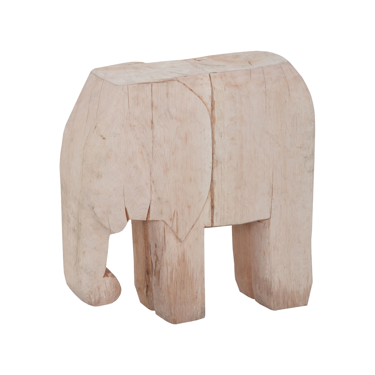 wooden elephant table